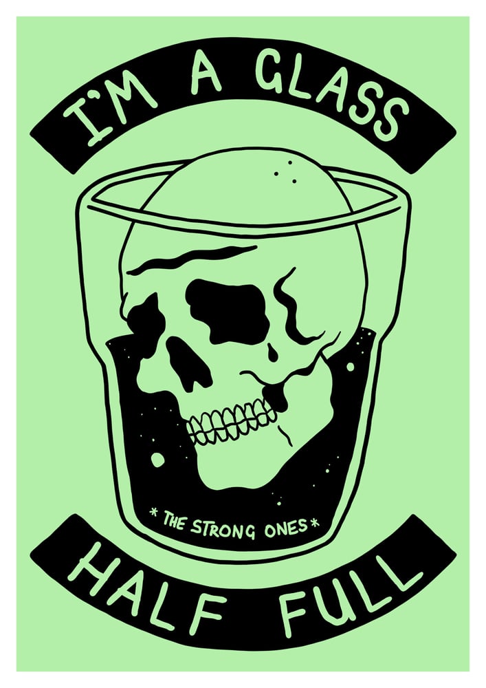 Image of The Half Full A5 Print 300gsm