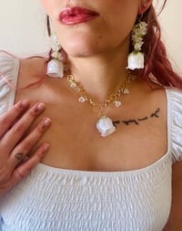 Image 3 of 🤍White Bellflower Necklace🤍