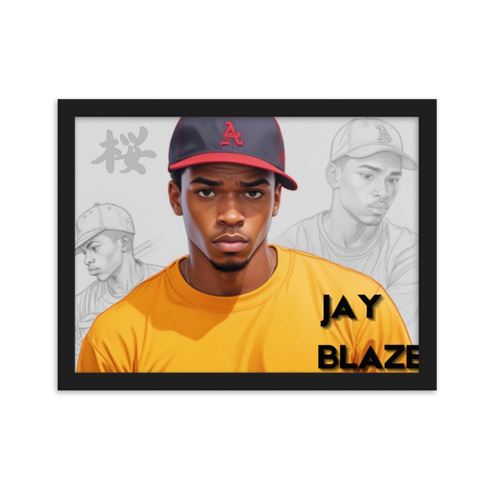 ZEN EXP - “Jay Blaze” Framed matte paper poster