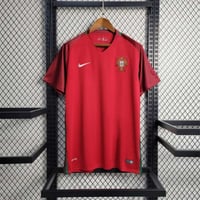 Image 1 of Portugal Retro 2016 Euros Winner Home Jersey