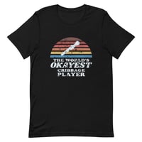 Image 5 of Worlds Okayest Cribbage Player<br>Unisex T-Shirt