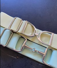 Image 1 of 1.5” sale belts blue and greens 