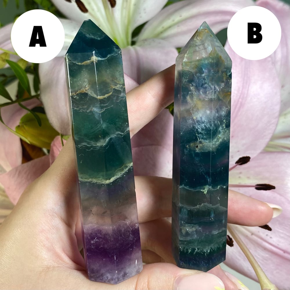 Image of Rainbow Fluorite Tower