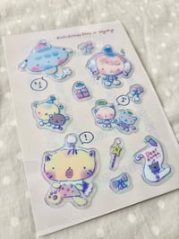 Image 3 of kaleidoscope x heymugi - sticker sheet 