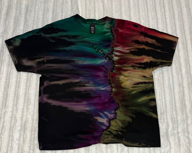 REVERSE ICE DYED T SHIRT (Mind Bender)