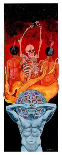 The Abyss Also Looks Into You 8x20” Print