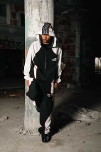 Image 1 of White/Red Essential Tracksuit