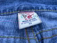 Image 5 of 2000s TRUE RELIGION DENIM PANTS/ SIZE 35x29