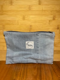 Image 1 of Pochette jeans fleuri 