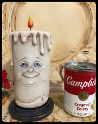 Image 3 of Carl the Candle folk art Christmas character