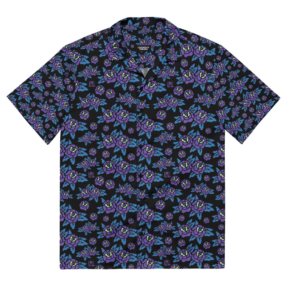 Image of Purple Rose button down shirt