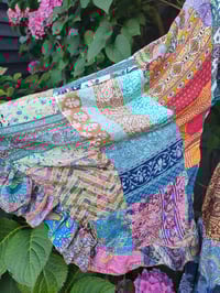 Image 11 of Patchwork Stevie top purple tassels