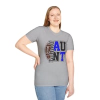 Image 2 of Football Aunt Shirt