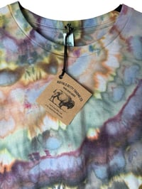Image 6 of XS Crop Tee in Rustic Earthy Agate Ice Dye