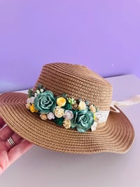 Image 1 of Faye flower bonnet 