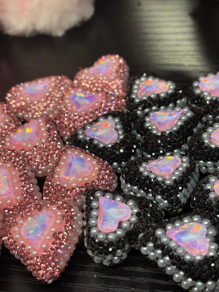 Image of bling hearts