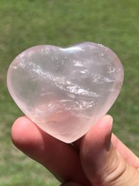 Image 1 of Rose Quartz Heart #2537