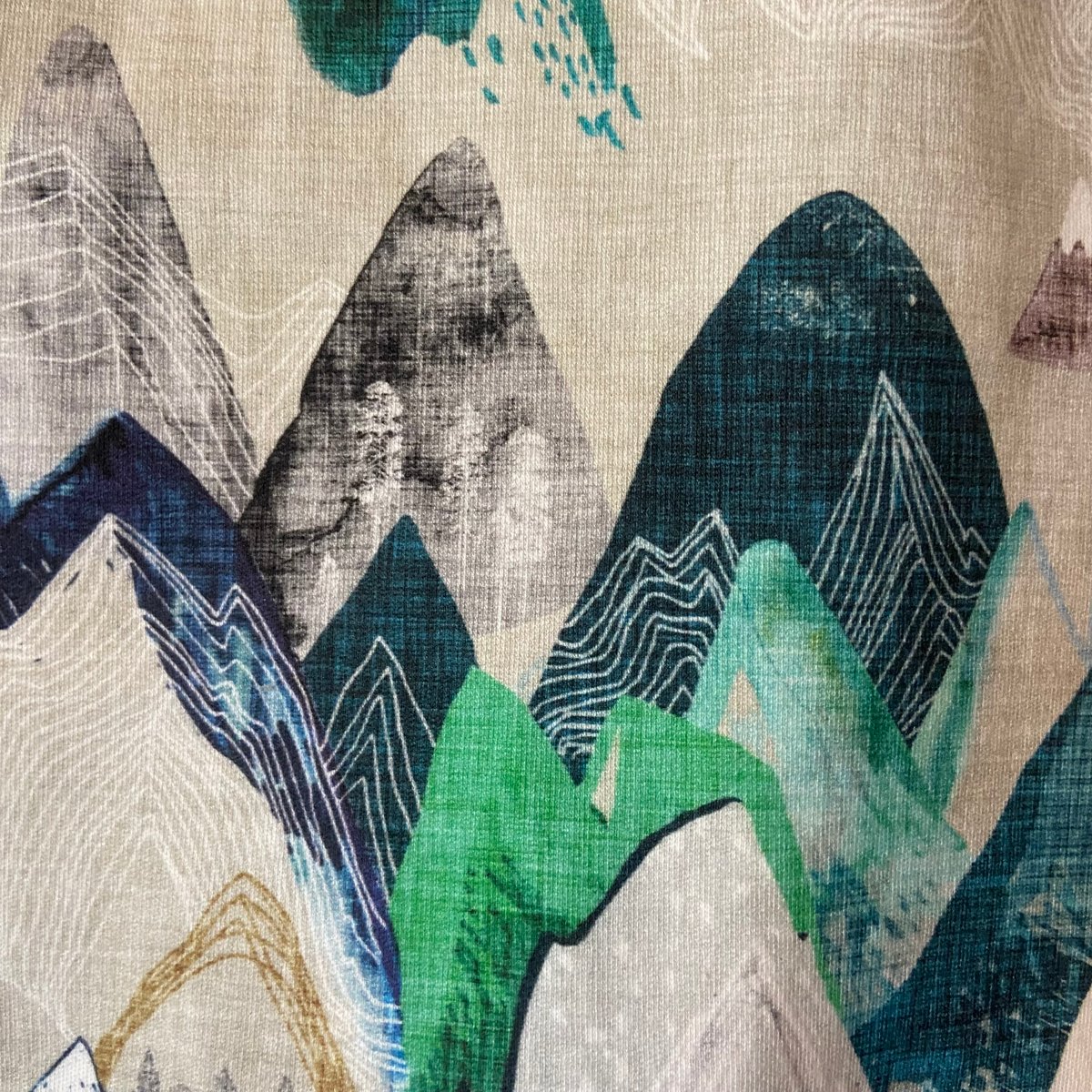 Image of Pencil Skirt - Mountains