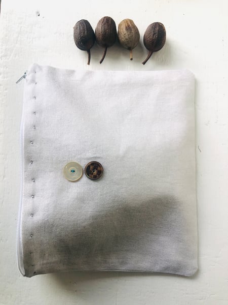 Image of eloise vintage button linin pouch
