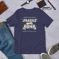 Image 3 of Fragile like a BOMB Distressed Unisex t-shirts Dark 