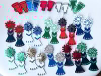 Image 2 of Cheerleader earrings (various colors available)