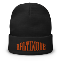 Image 1 of Baltimore Embroidered Beanie