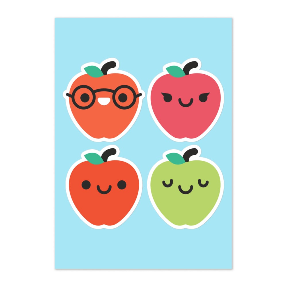 Image of Apple buds stickers