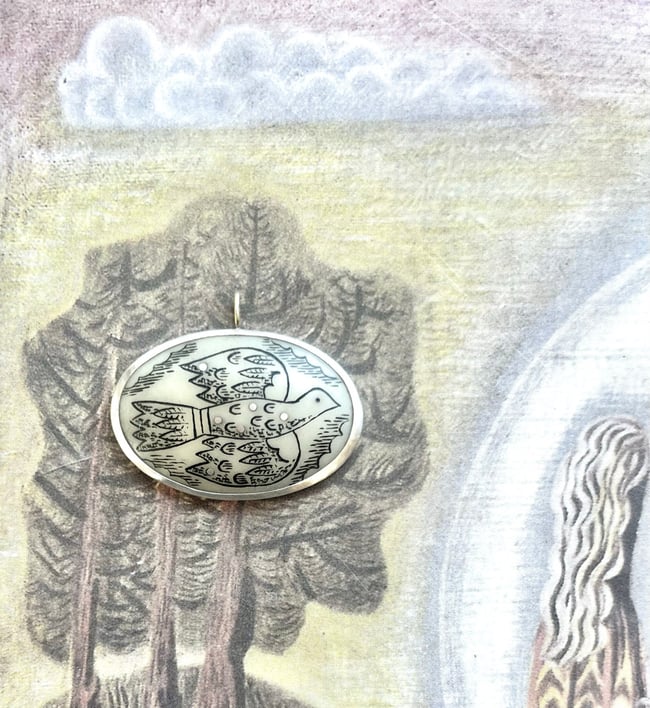 LITTLE HOPE HAS WINGS PENDANT