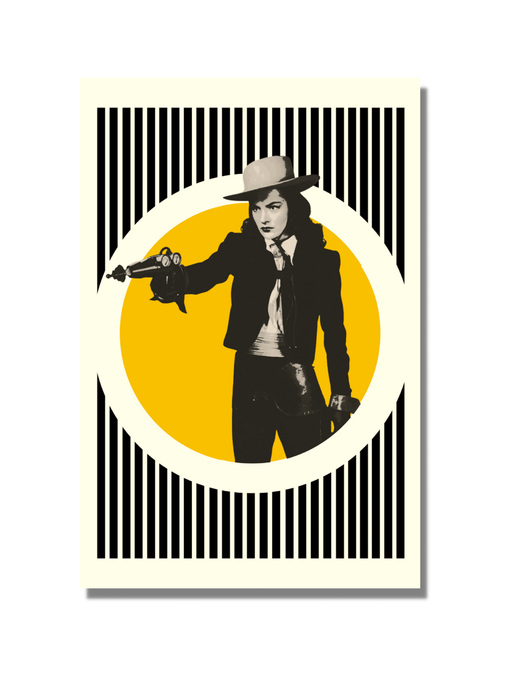 Retro Cowgirl Set wall art prints