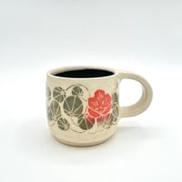 Image 3 of three flowered nasturtium mug