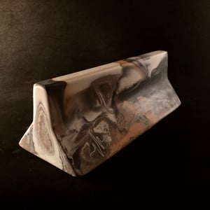 Image of Wired Ramps Jersey Barrier (Dark Grey, White and Orange)