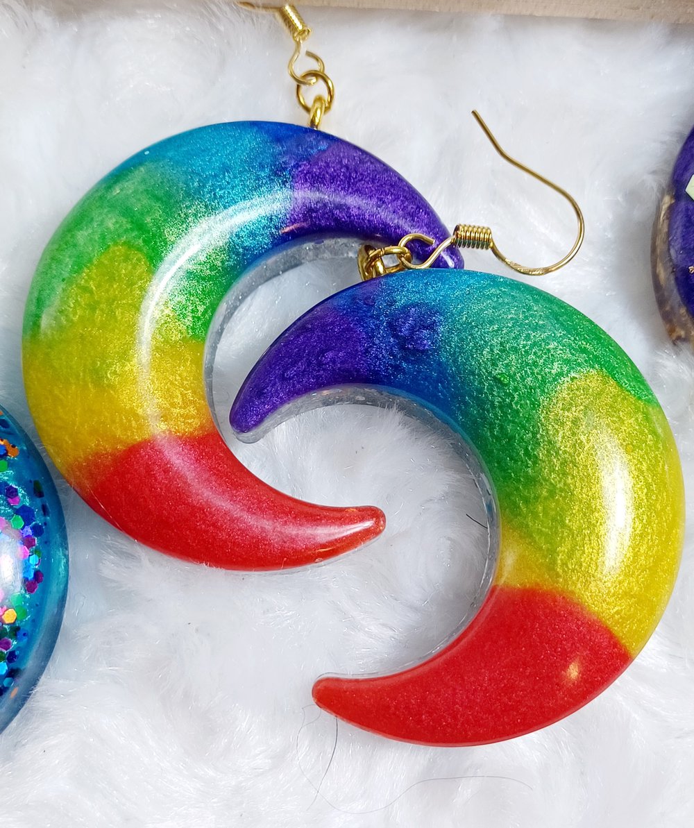 Image of Moon earrings 