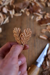 Image 5 of Oak Leaf- Earrings 