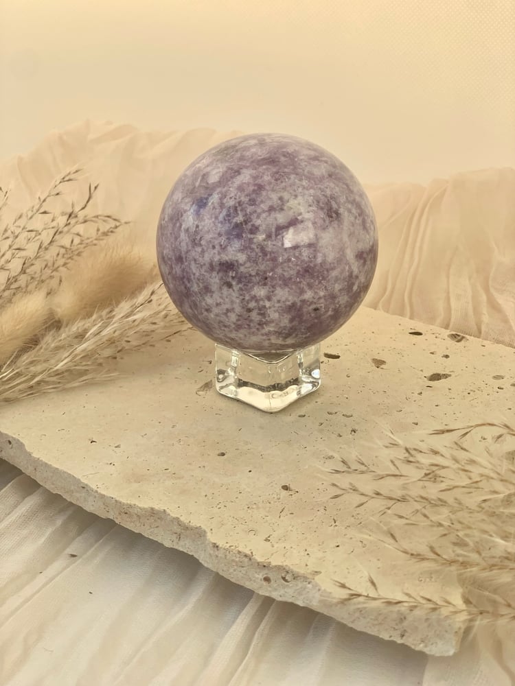 Image of Lepidolite sphere lge 