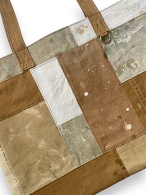 Image of PATCHWORK PAINTER'S TOTE #2