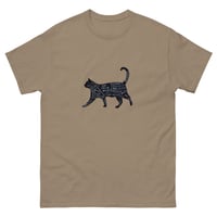 Image 12 of CAT PETTING CHART T-SHIRT