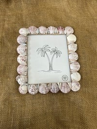 Image 2 of Seashell Picture Frame 8” x 10” #4