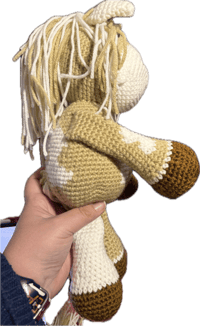 Image 4 of Crochet Painted Horse Plushie