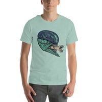 Image 2 of Artbot Alien Bent Back Light-Colored Unisex t-shirt