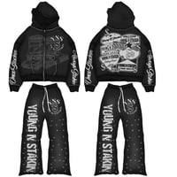 Image 1 of Black YNS SweatSuit
