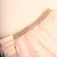 Image 4 of Girls Jumping Beans Pink Tulle Skort with Glitter