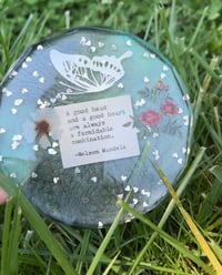Image 1 of Floral Quote Coaster 