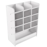 Image 5 of Large Capacity Desk Organizer – Multi-Compartment Pen Holder & Stationery Storage Rack for Office 