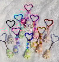 Image 1 of Mini Labubu Inspired Keychains