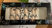 Cow print nails
