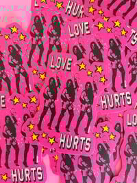 Image 3 of Love Hurts - Die Cut Sticker
