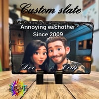 Custom cartoon slate