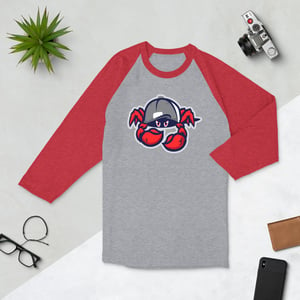 Image of 3/4 sleeve raglan shirt