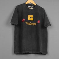 Image 2 of Golden Harvest Washed Premium T-Shirt – HK Movie Unisex Black Cotton Tee