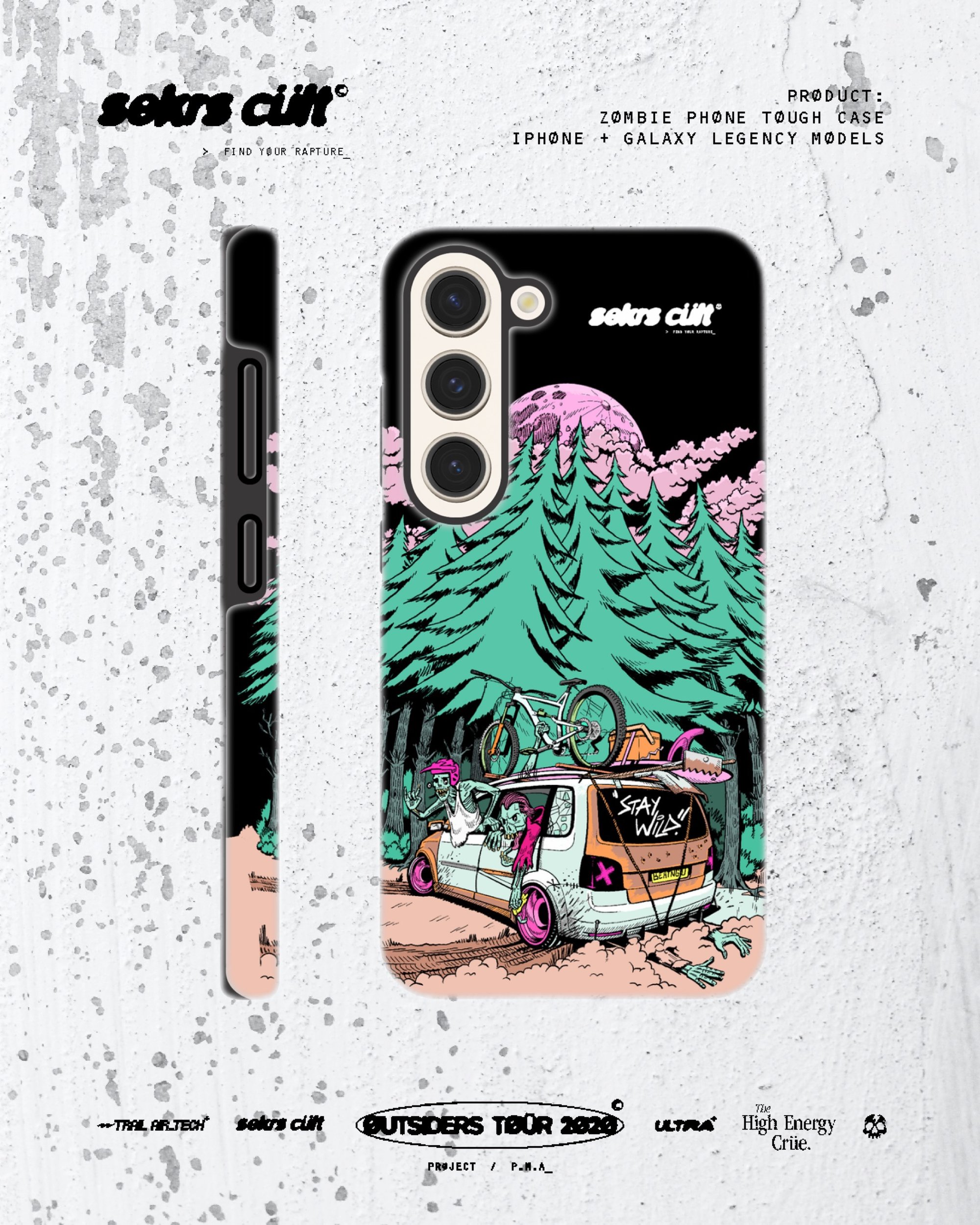 ZOMBIE PHONE TOUGH CASE - APPLE & SAMSUNG | seekers cult